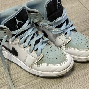 Nike Air Jordan Light Blue and‎ White Sneakers
